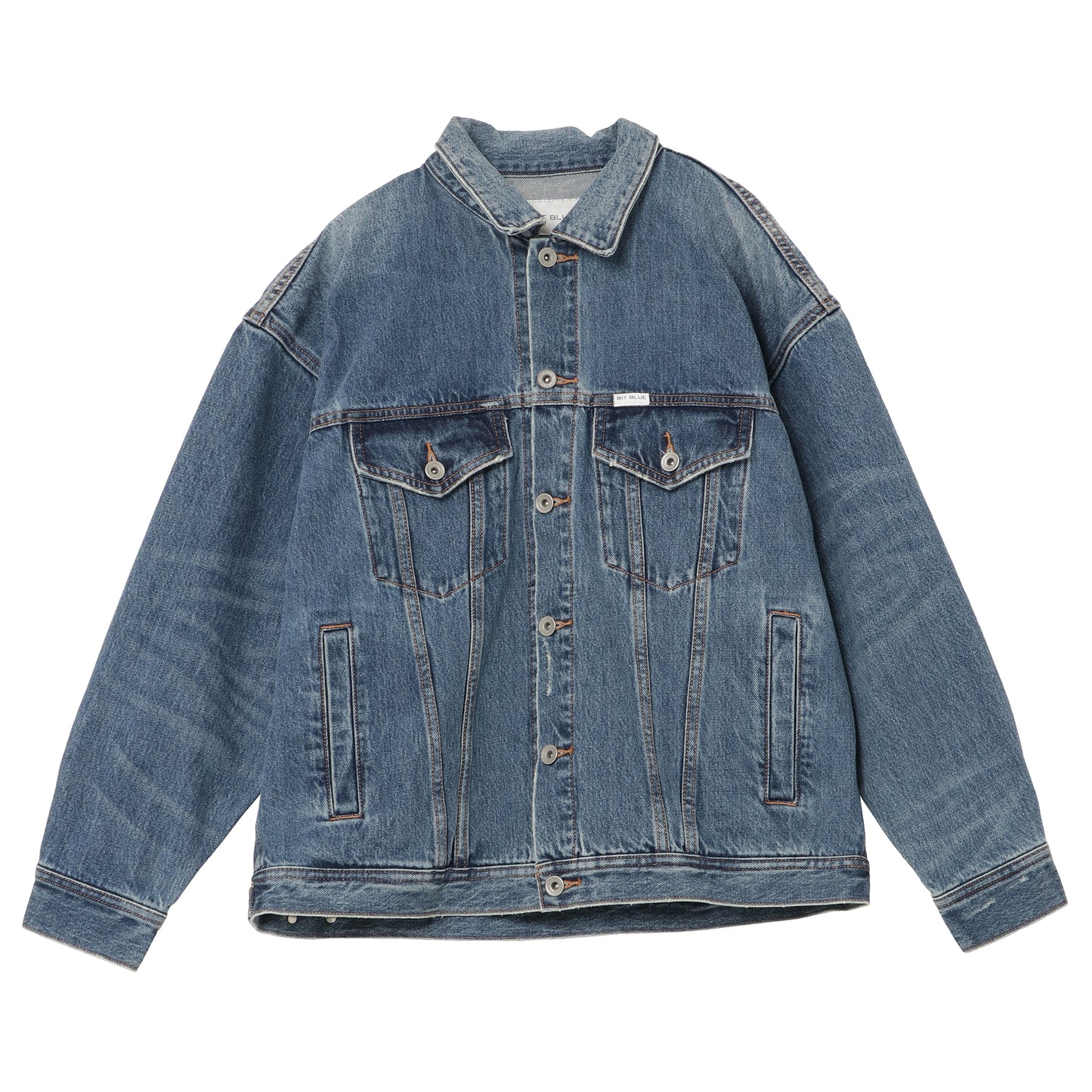 Oversized Trucker Denim Jacket (61738)