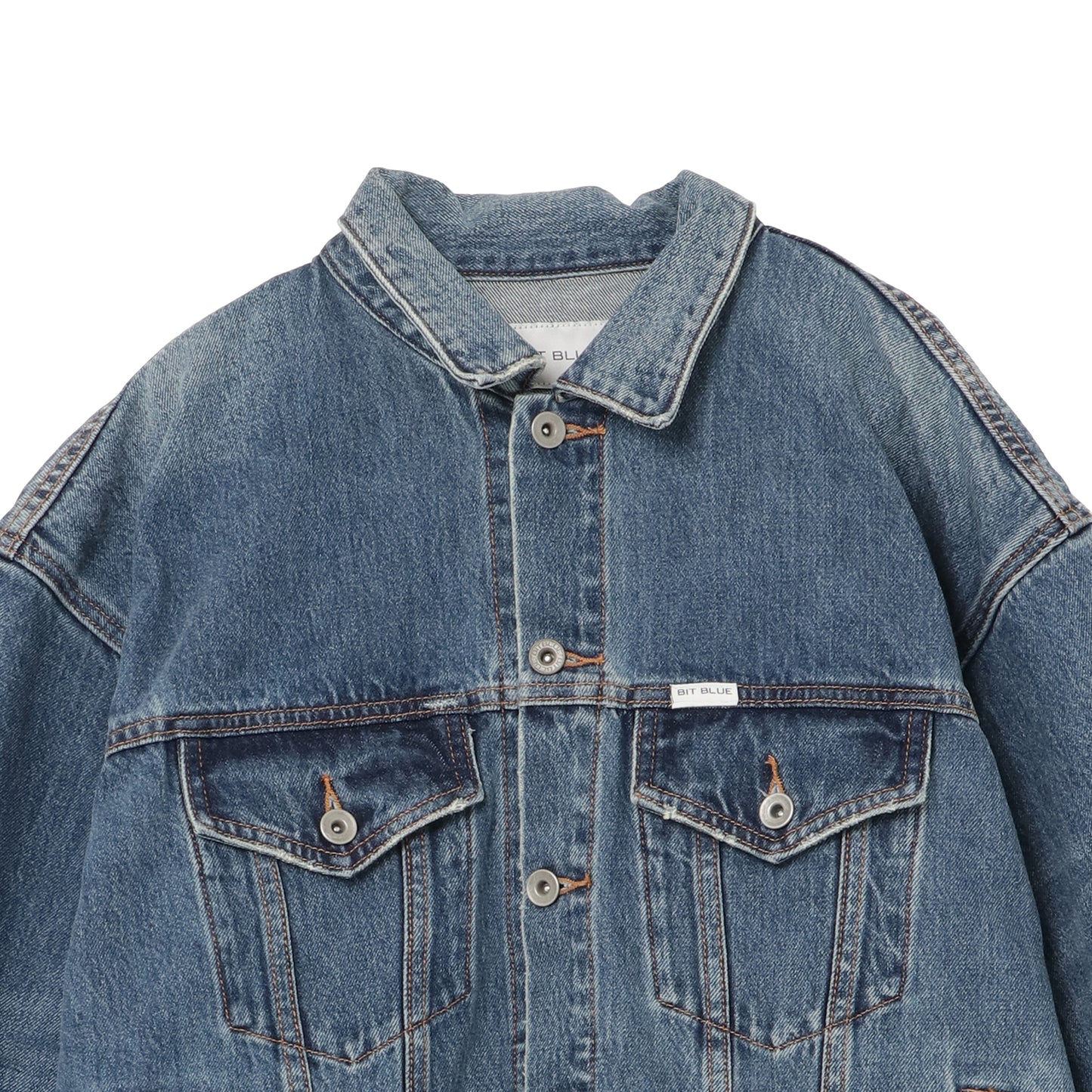 Oversized Trucker Denim Jacket (61738)