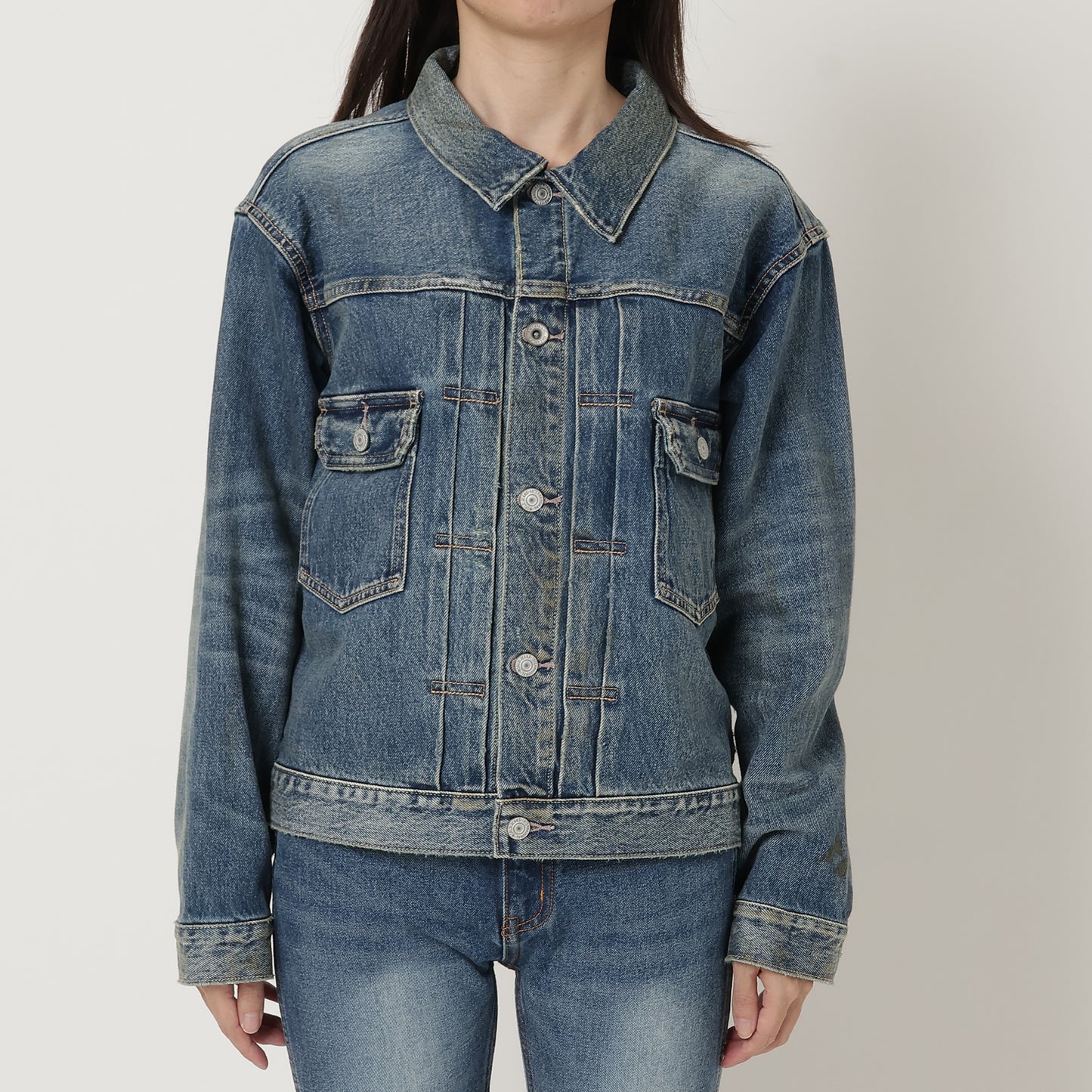 Vintage Trucker Denim Jacket (60949)
