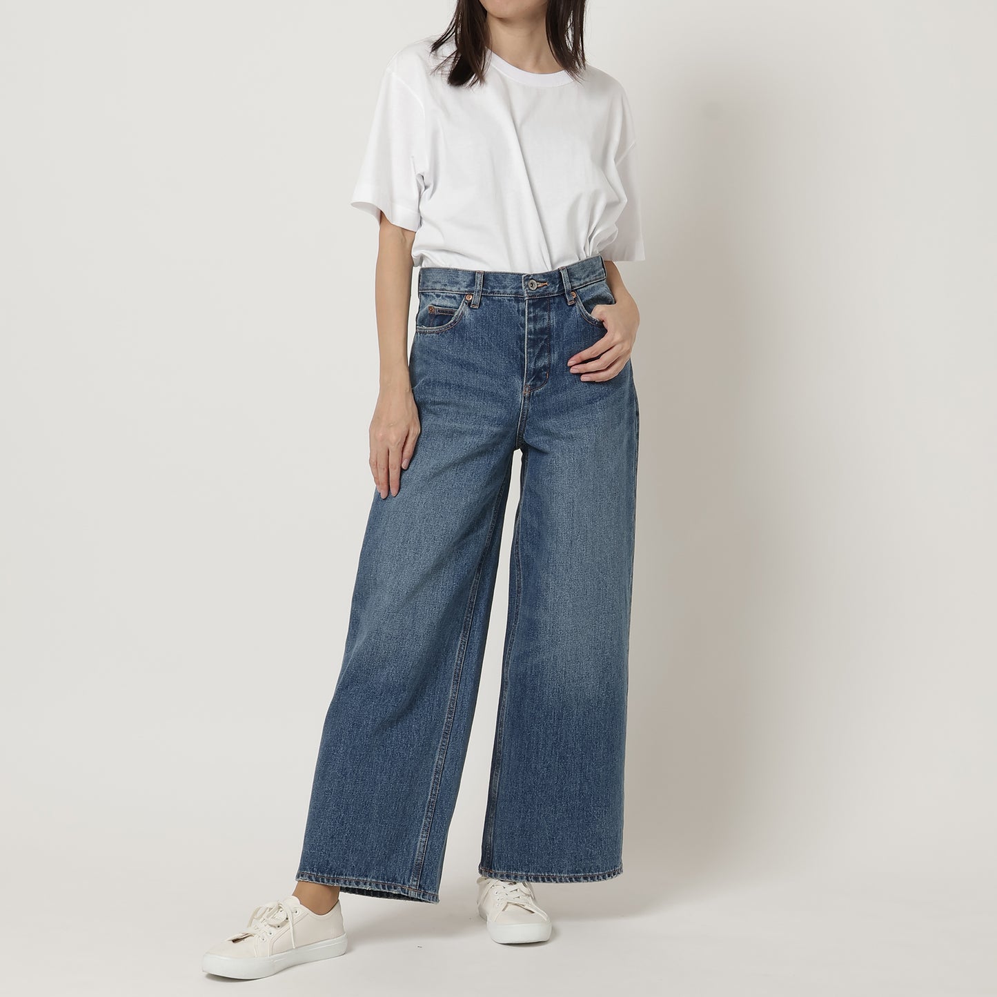 Mid-rise Wide Denim (60936)