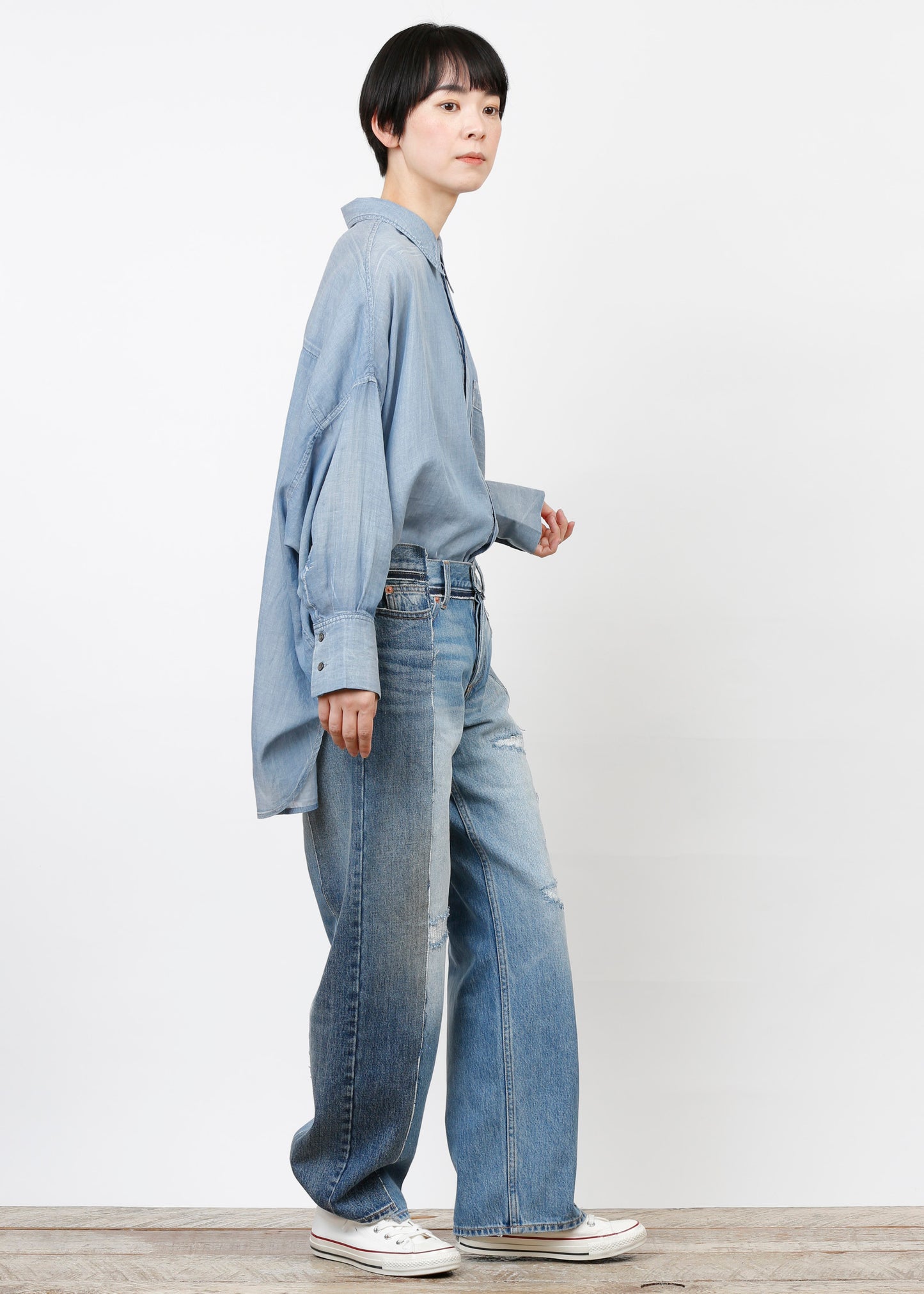 Repro Denim Boyfriend Pants (61074)