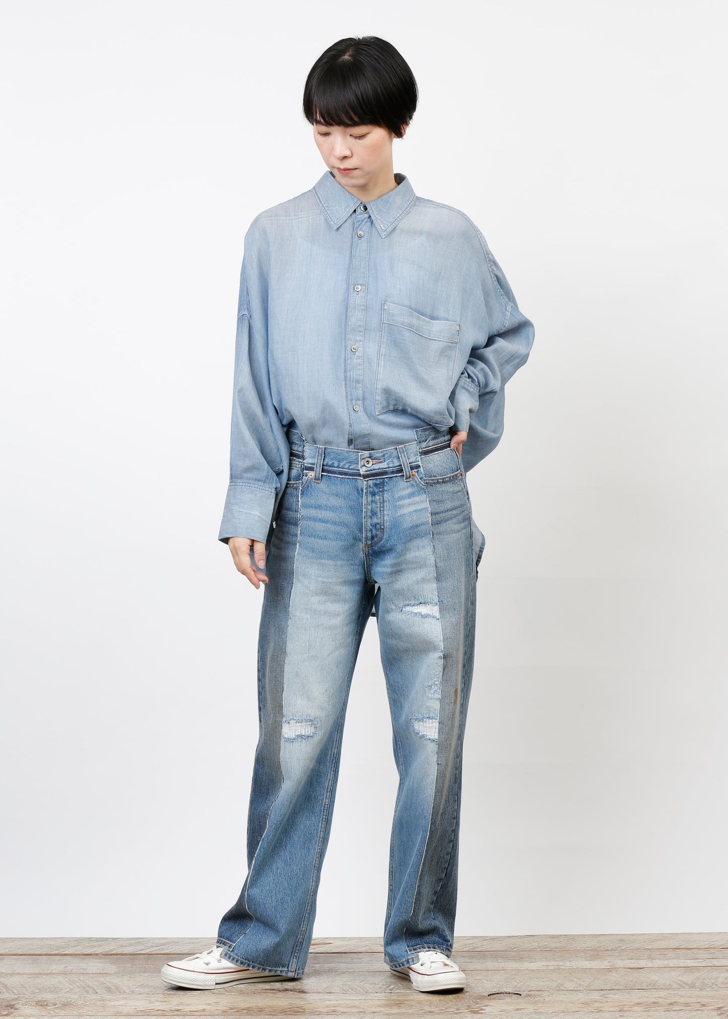 Repro Denim Boyfriend Pants (61074)