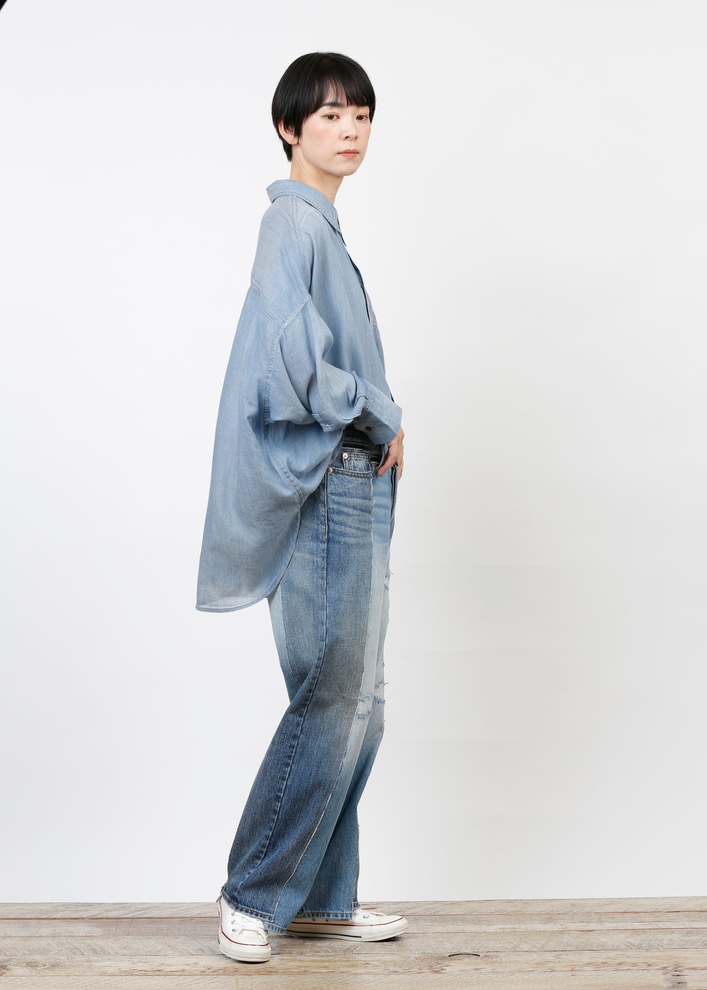 Repro Denim Boyfriend Pants (61074)