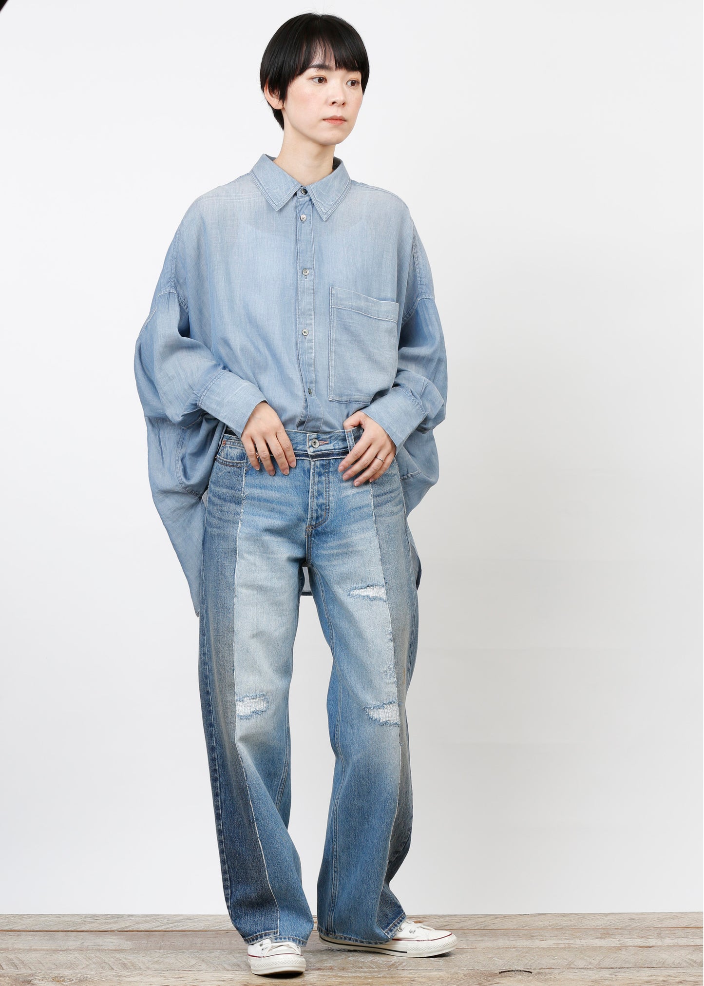 Repro Denim Boyfriend Pants (61074)