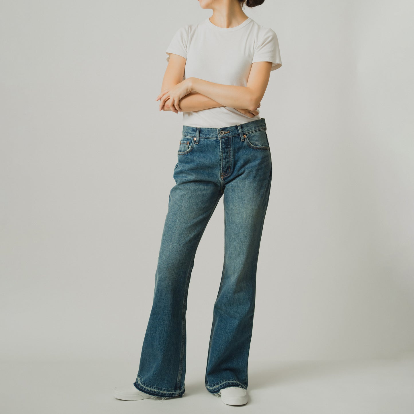 Mid-rise Flare Denim (60935)