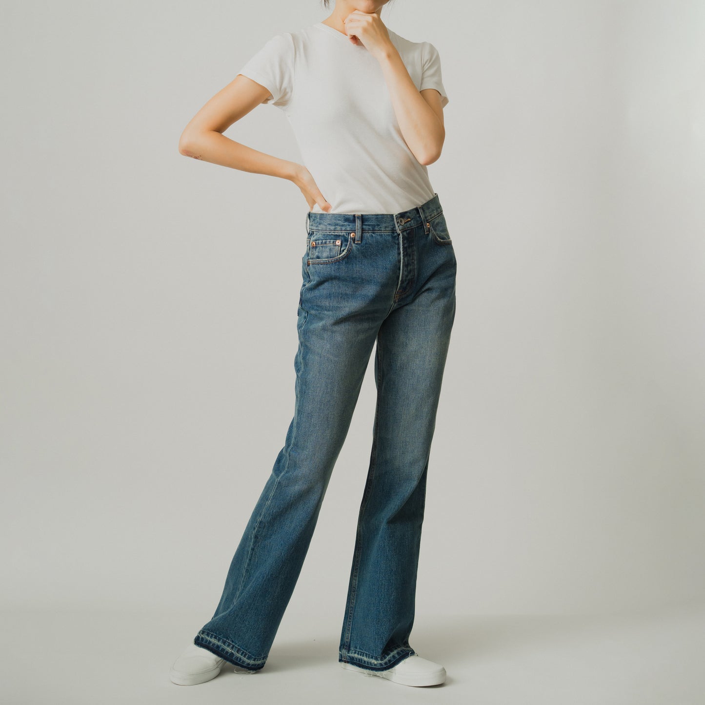 Mid-rise Flare Denim (60935)