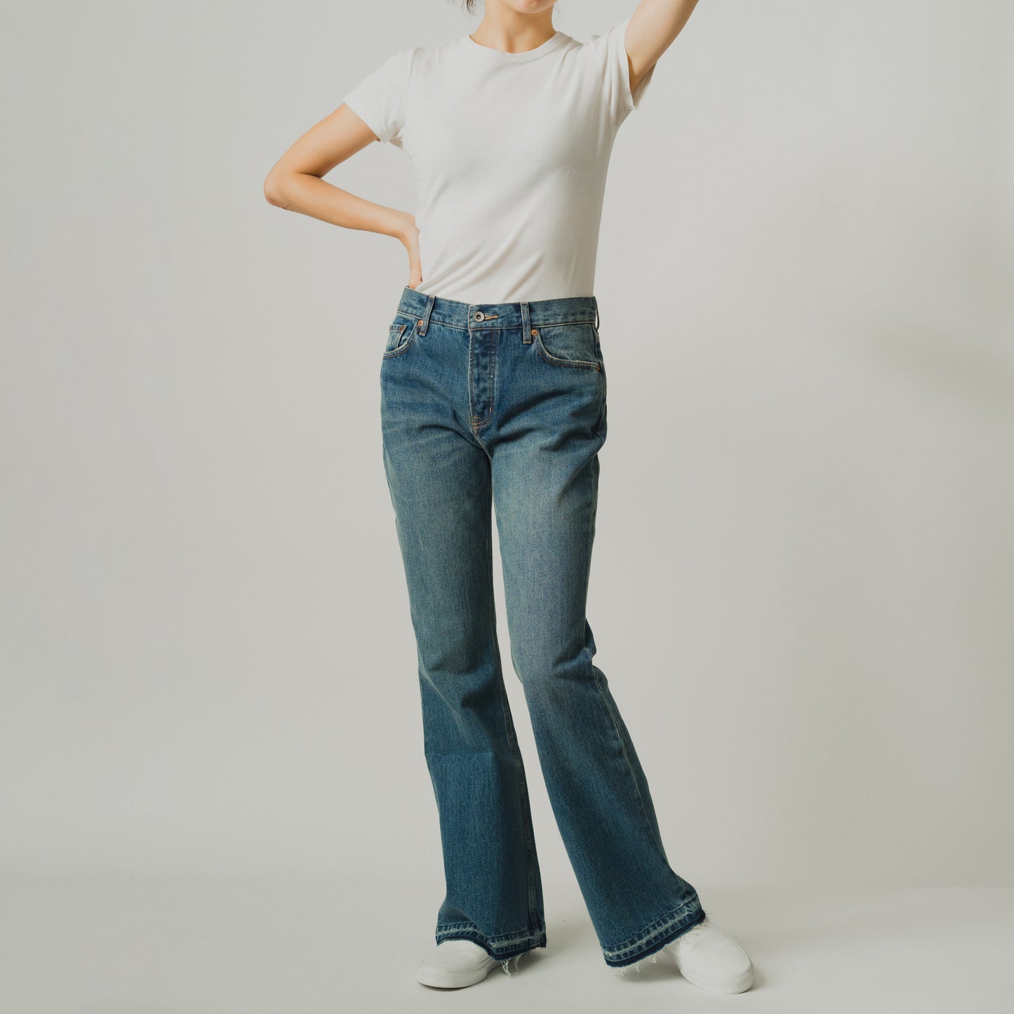 Mid-rise Flare Denim (60935)