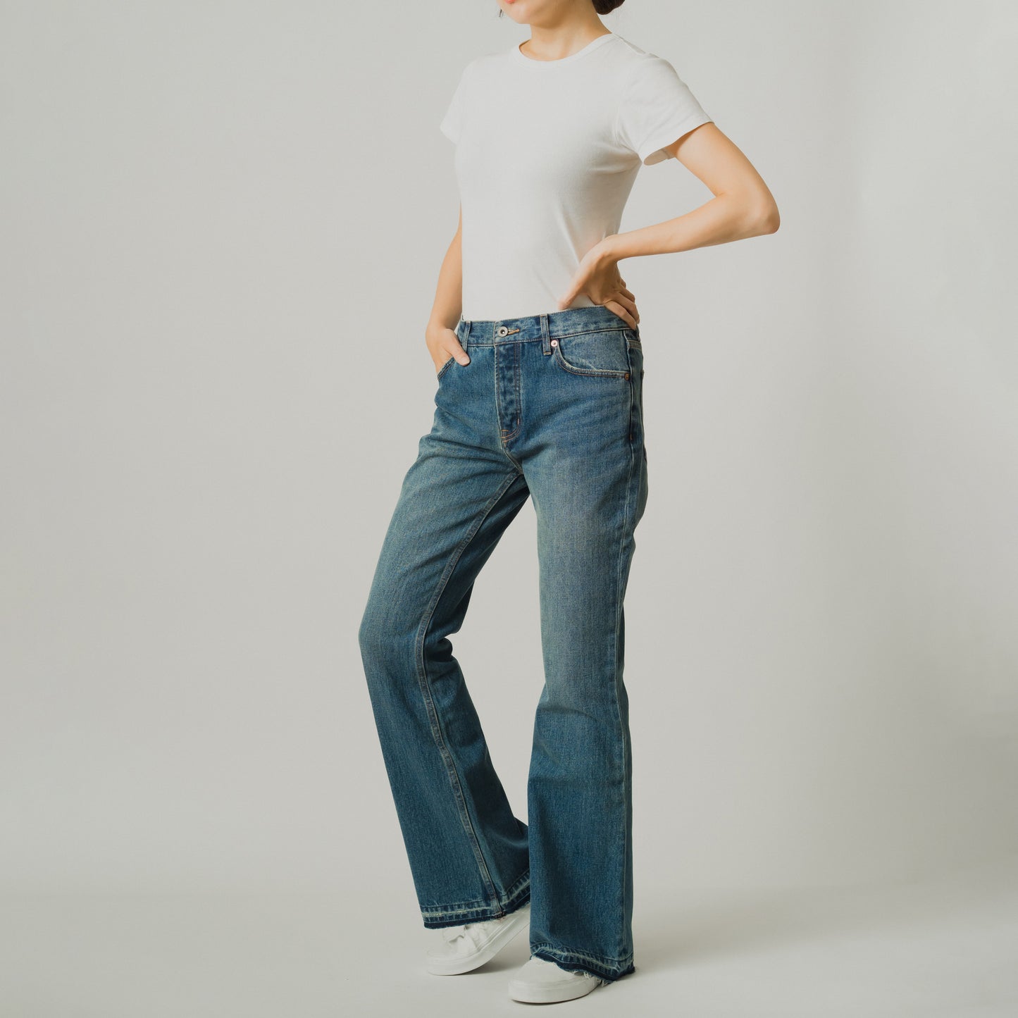Mid-rise Flare Denim (60935)