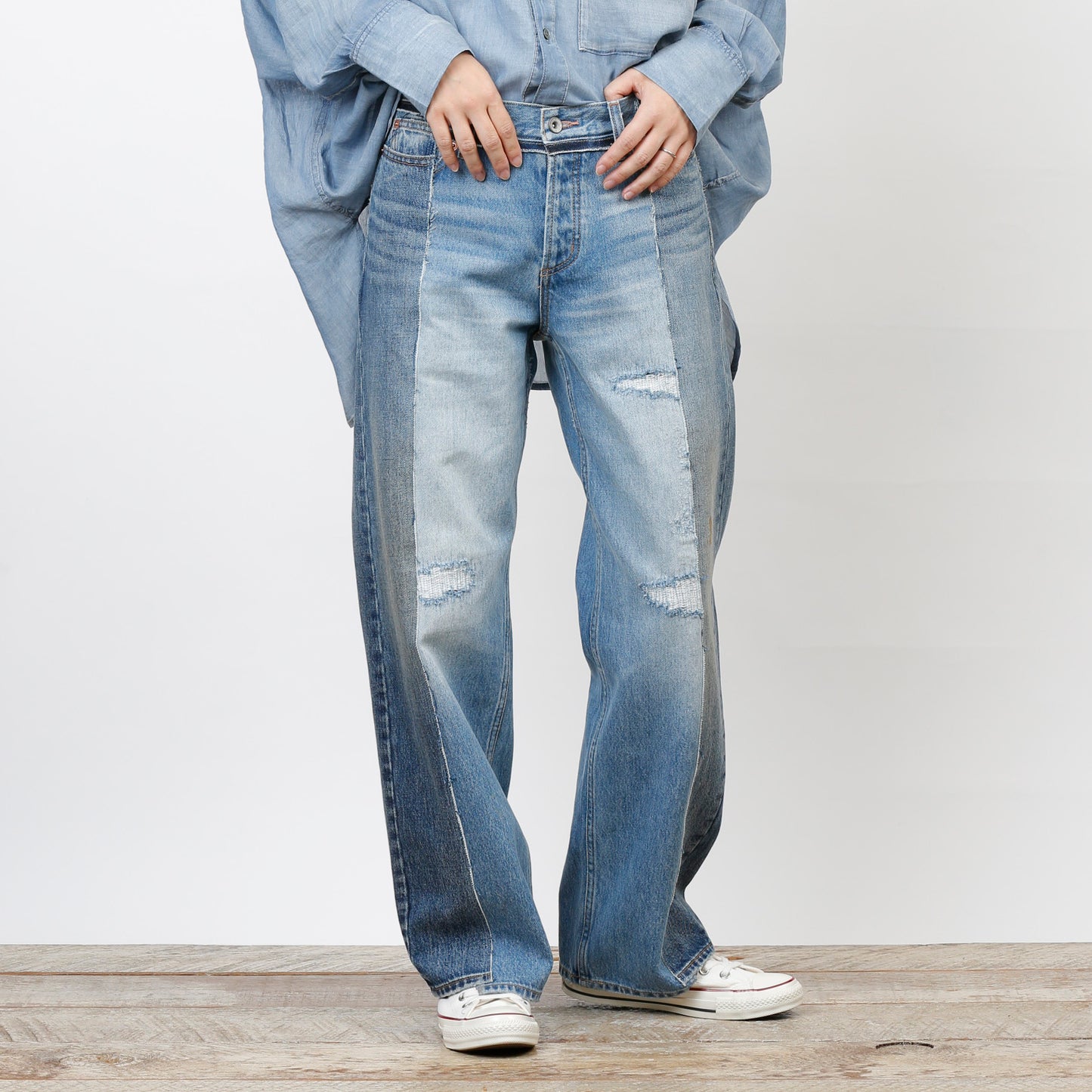 Repro Denim Boyfriend Pants (61074)