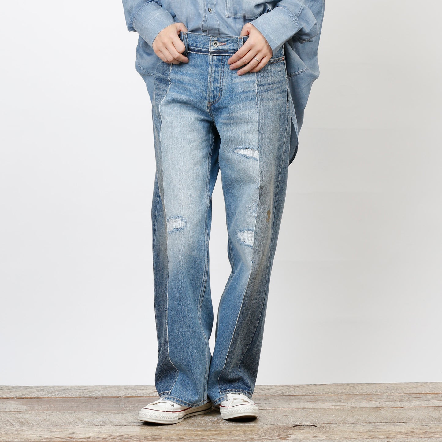 Repro Denim Boyfriend Pants (61074)