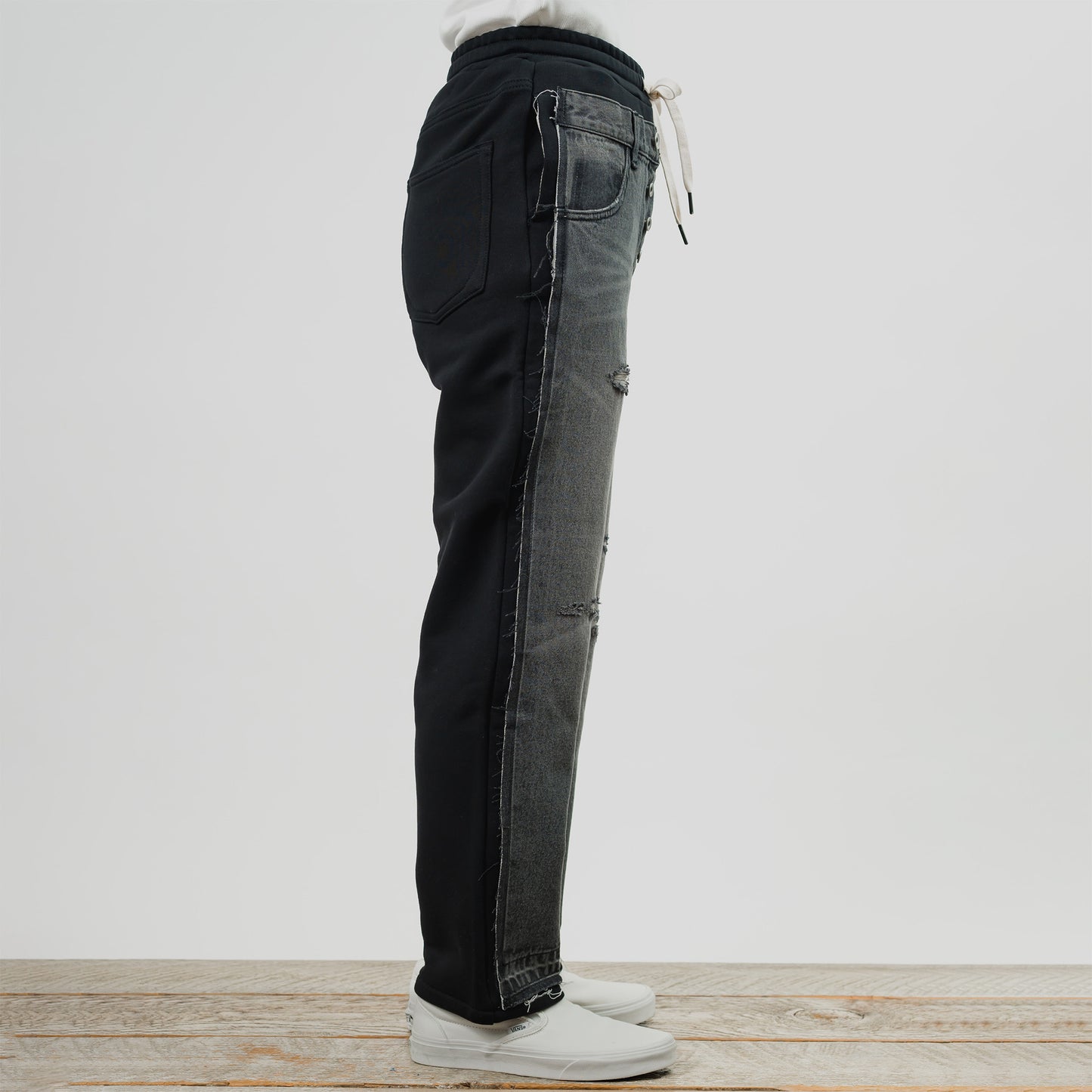 Sweat Docking Denim Pants (61112)