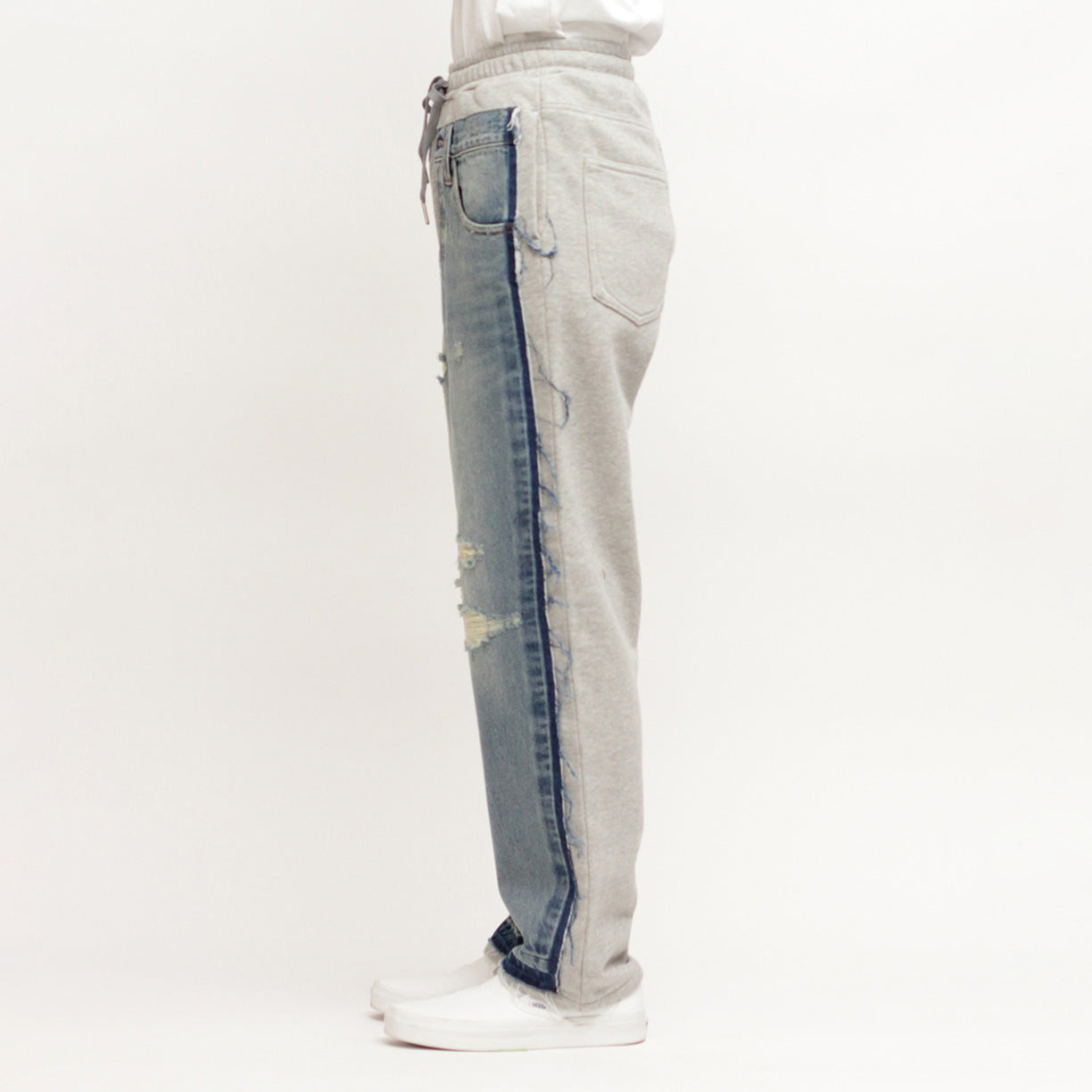Sweat Docking Denim Pants (61112)