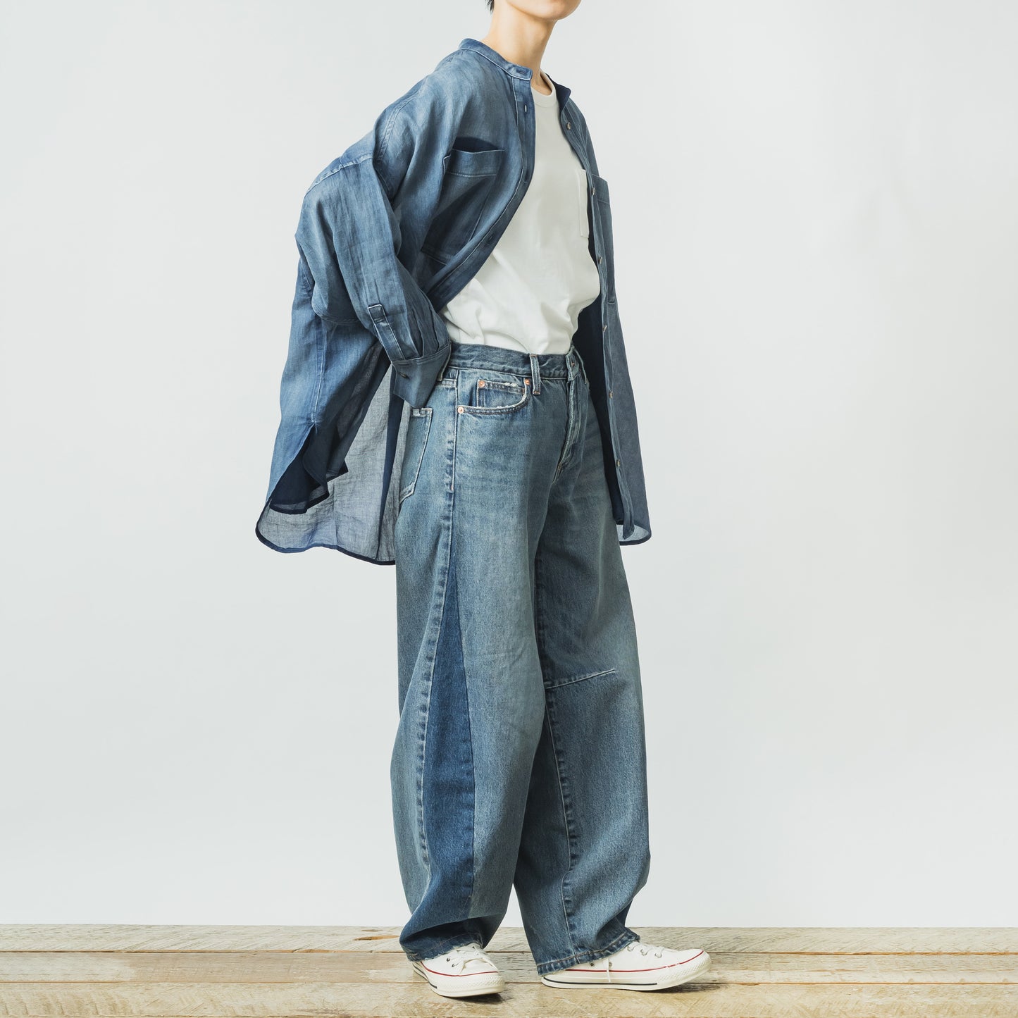 Remake Cocoon Denim Pants (61170)