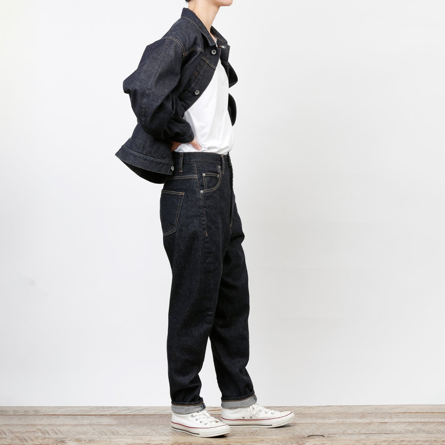 3D Saruel Wide Denim (61748)