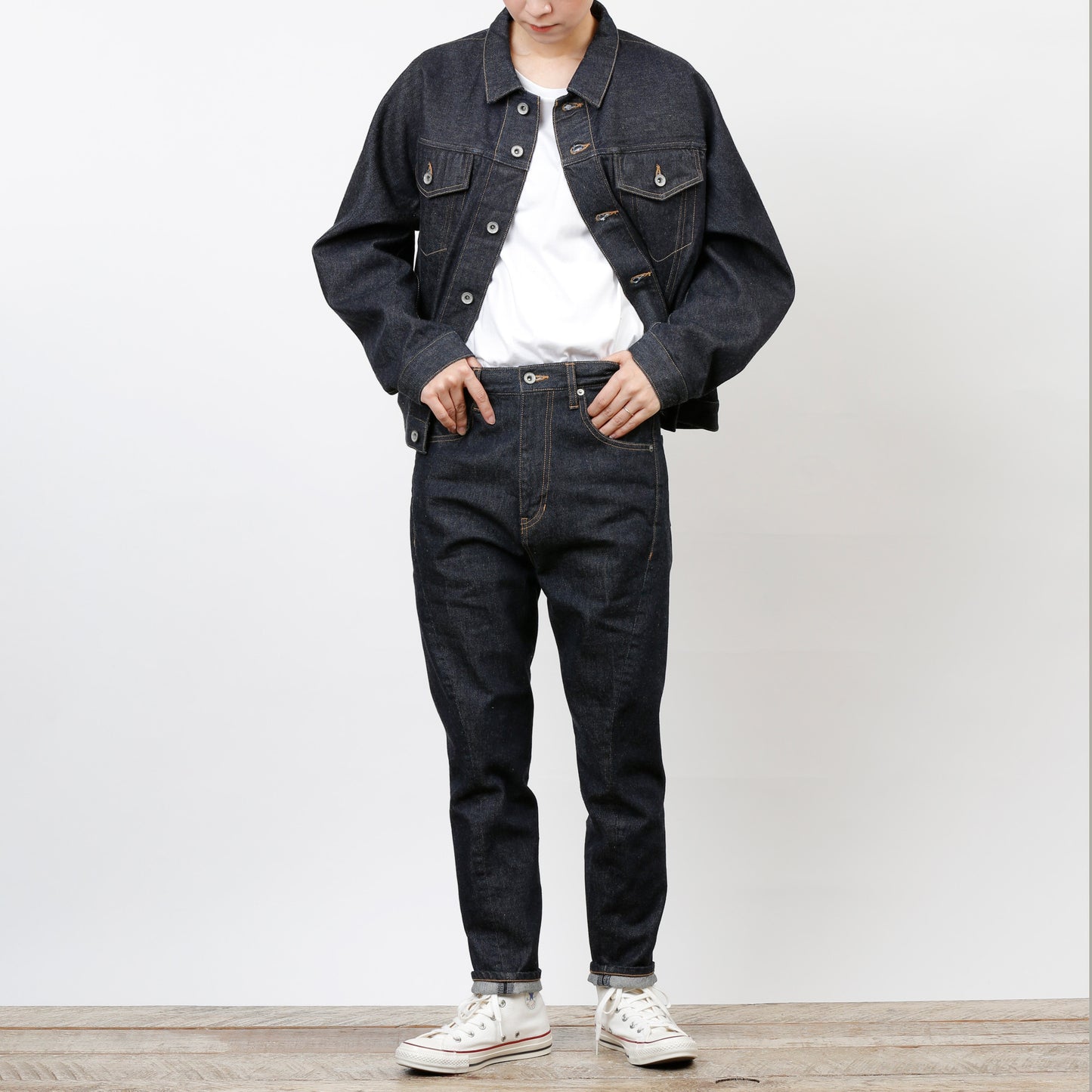 3D Sarouel Tapered Denim (61751)