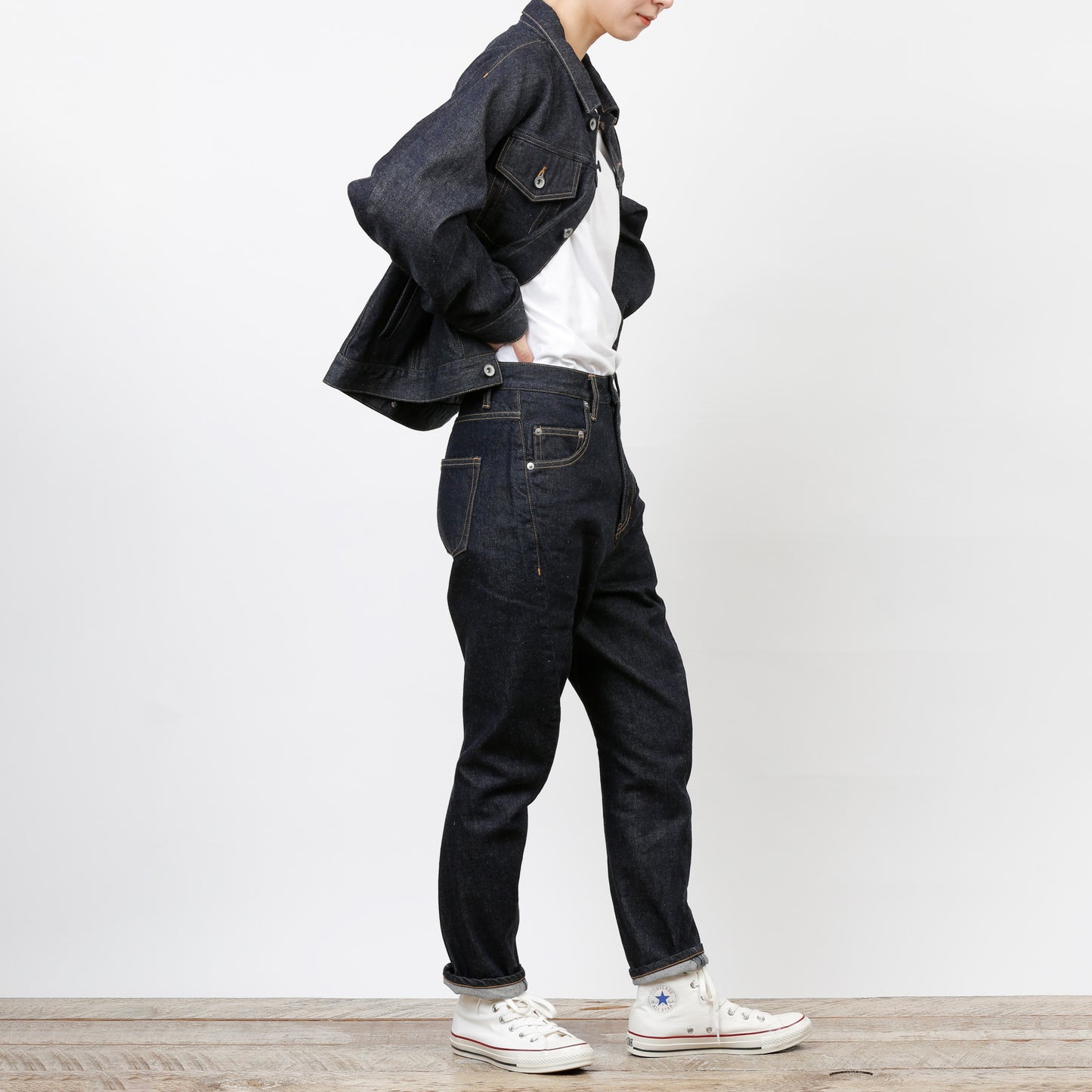 3D Sarouel Tapered Denim (61751)