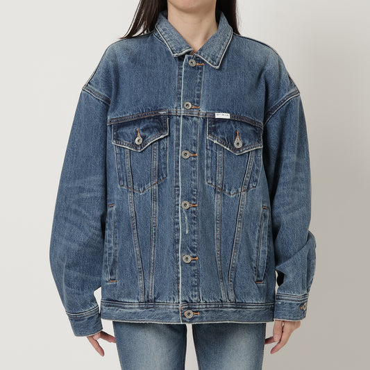 Oversized Trucker Denim Jacket (61738)