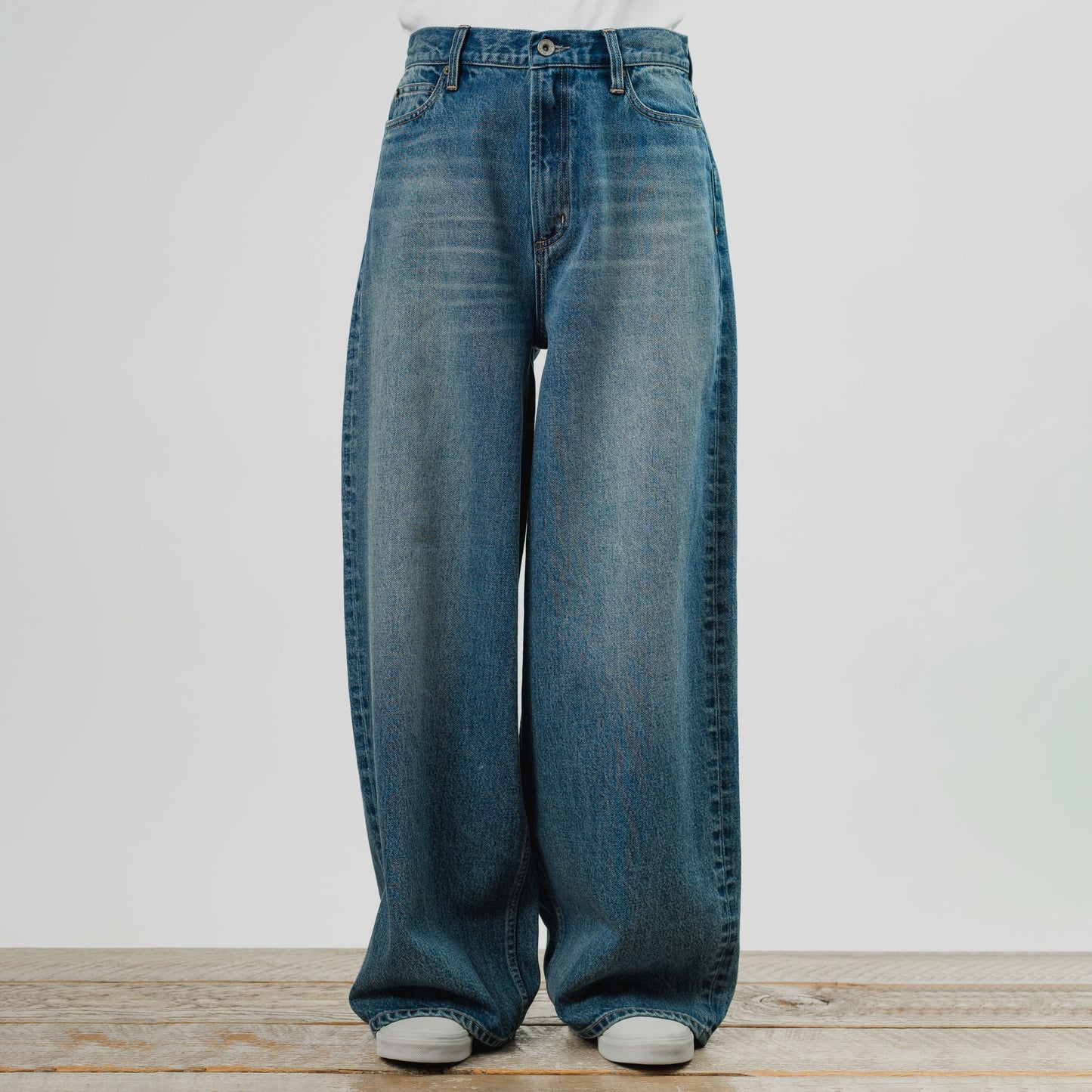 Barrel Leg Denim Pants (61304-1)