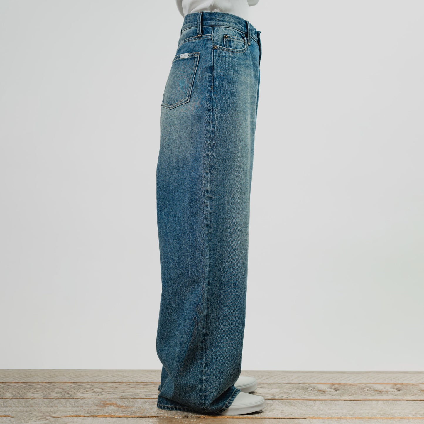 Barrel Leg Denim Pants (61304-1)